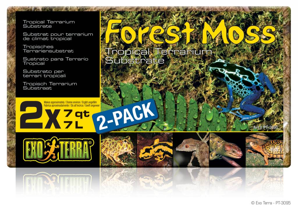 Exoterra EXO TERRA PT3095 Mousse de forêt , 2 x 7 L (2 x 7 pte)