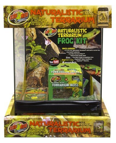 Zoomed Kit "Naturalistic"  pour grenouille 12"x12"x18" - Naturalistic Terrarium Frog Kit