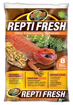 Zoomed Sable élimine-odeur "Repti Fresh" 8 lbs - ReptiFresh Odor Eliminating Substrate