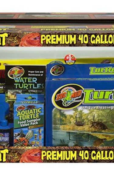 Zoomed 40 Gallon ReptiHabitat™ Aquatic Turtle Kit 36X18X18"