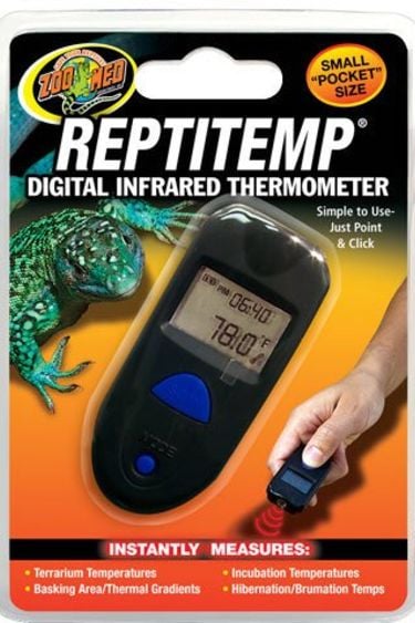 Reptilia Care Digital Infrared for Reptiles Terrarium Thermometer