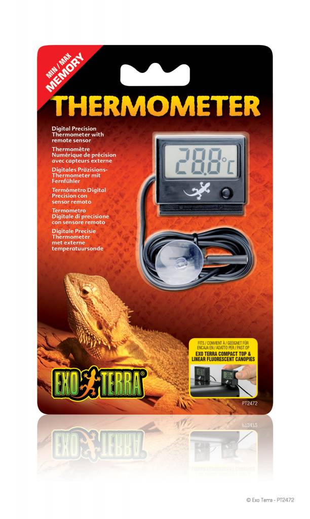 Exoterra Thermomètre numérique - Digital thermometer
