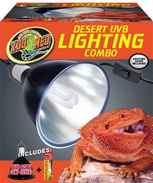 Zoomed Combo d'eclairage desert UVB - Desert UVB Lighting Combo Pack