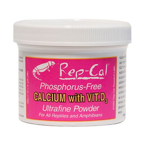 Rep-cal Calcium avec vitamine D3 3.3 oz. - Calcium with D3 supplement