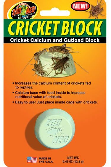 Zoomed Cricket calcium and gutload block