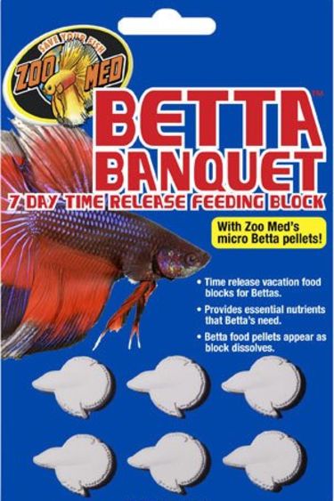 Zoomed Betta Banquet® 7 Day Release Feeding Block