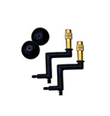 Exoterra EXO TERRA PT2506 Becs multidirectionnels Monsoon NANO en laiton, paquet de 2