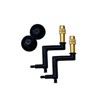 Exoterra Monsoon NANO Exo Terra Brass Multi-Directional Spouts, 2-Pack