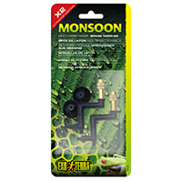 Exoterra Becs multidirectionnels Monsoon NANO Exo Terra en laiton, paquet de 2