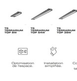 Exoterra EXO TERRA Couvercle d’éclairage T5 Reptile UVB Exo Terra à rendement très élevé