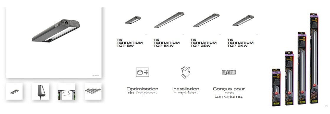 Exoterra Exo Terra Ultra High Output T5 Reptile UVB Light Cover