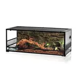 ReptiZoo REPTIZOO Terrarium en verre trempé super transparent démontable