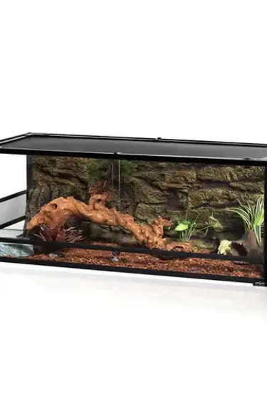 ReptiZoo Knock-Down Super Clear Tempered Glass Terrarium