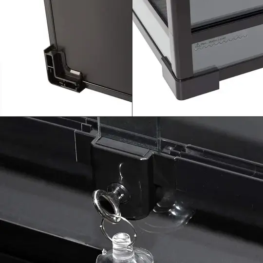 ReptiZoo Knock-Down Super Clear Tempered Glass Terrarium