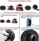 ReptiZoo REPTIZOO Terrarium en verre trempé super transparent démontable