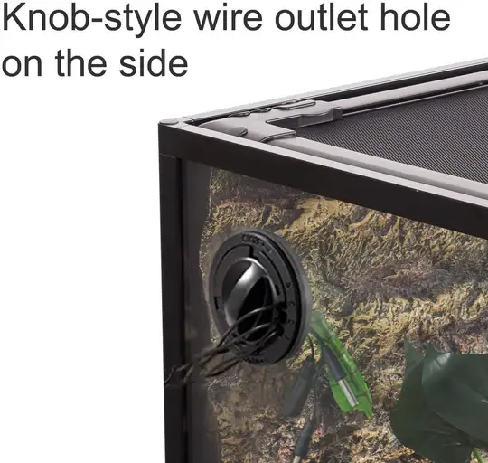 ReptiZoo REPTIZOO Terrarium en verre trempé super transparent démontable