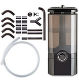 Exoterra EXO TERRA PT2081 Humidificateur générateur de brouillard ultrasonore, l. 17 x P. 17 x H. 37 cm (7 x 7 x 14,5 po), 300 ml