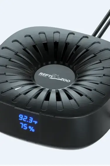 ReptiZoo REPTIZOO RZ-PFS02 Déshumidificateur à ventilateur Air Cool avec thermomètre et hygromètre