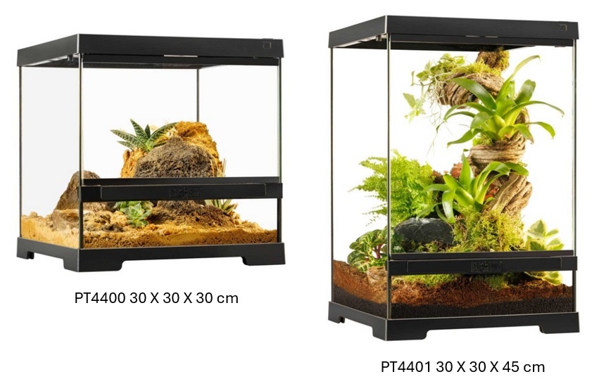 Exoterra EXO TERRA Terrarium professionnel, habitat avancé naturel 30 cm