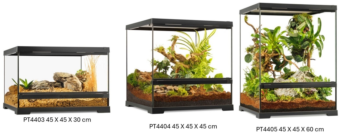 Exoterra EXO TERRA Terrarium professionnel, habitat avancé naturel 45 cm