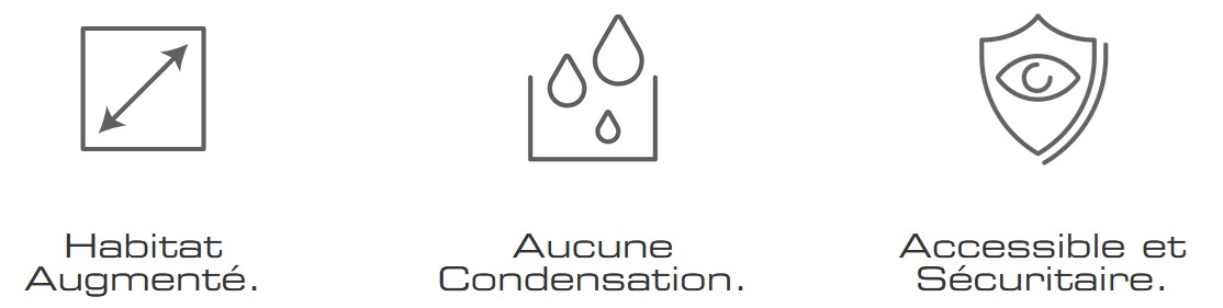 Exoterra EXO TERRA Terrarium professionnel, habitat avancé naturel 60 cm