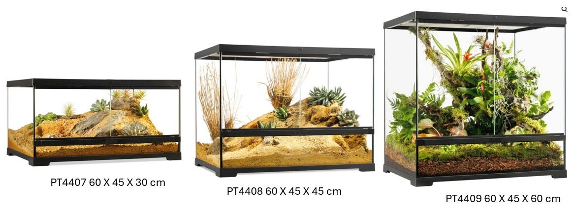 Exoterra EXO TERRA Terrarium professionnel, habitat avancé naturel 60 cm
