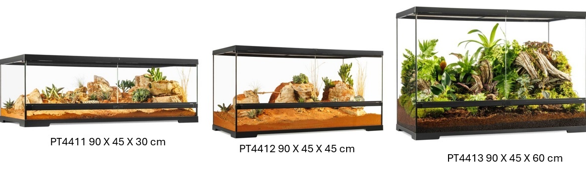 Exoterra EXO TERRA Terrarium professionnel, habitat avancé naturel 90 cm