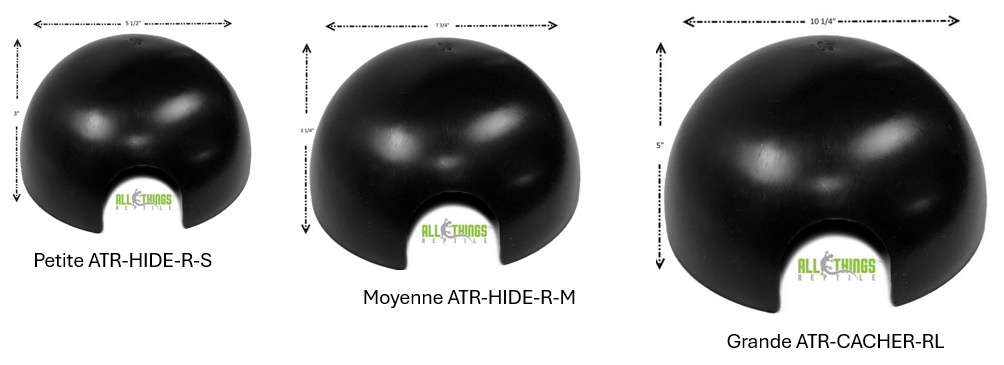 All things reptile ATR cachette en rond