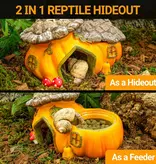ReptiZoo REPTIZOO EHR44 Château multifonctionnel en forme de citrouille