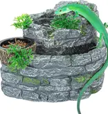 ReptiZoo ReptiZoo Reptile Rock Block Waterfall with Food Dish