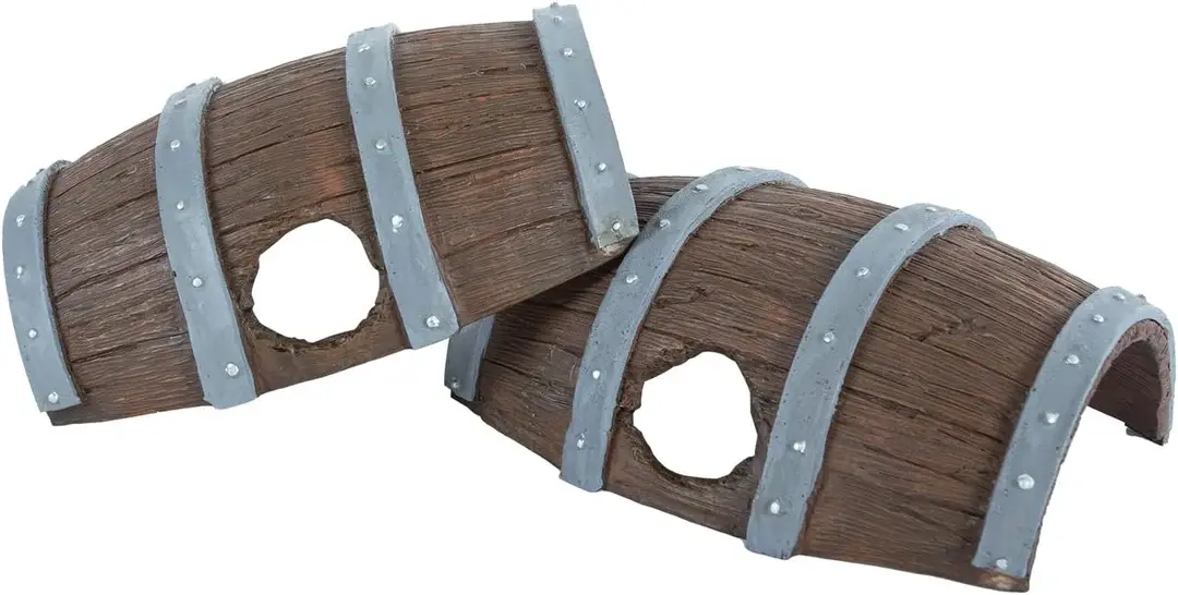 ReptiZoo REPTIZOO RZ-EHR33 Cachette magnétique connectable pour baril et tunnel (lot de 2)