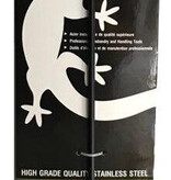 All things reptile ATR 759740881201 Crochet serpent en acier inoxydable noir 24" avec manche en aluminium