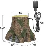 ReptiZoo REPTIZOO RZ-TF16 Humidificateur en tronc d'arbre pour reptiles 1 L