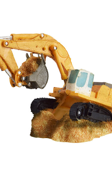 Treasures underwater Yellow Excavator