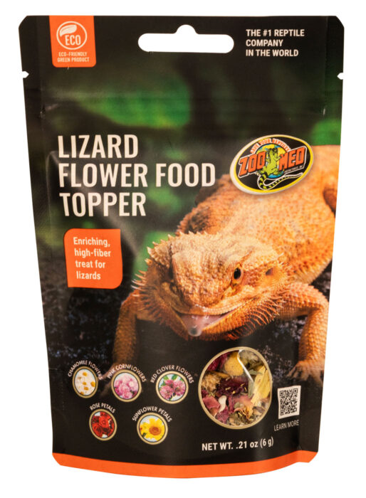 Zoomed Lizard Flower Food Topper