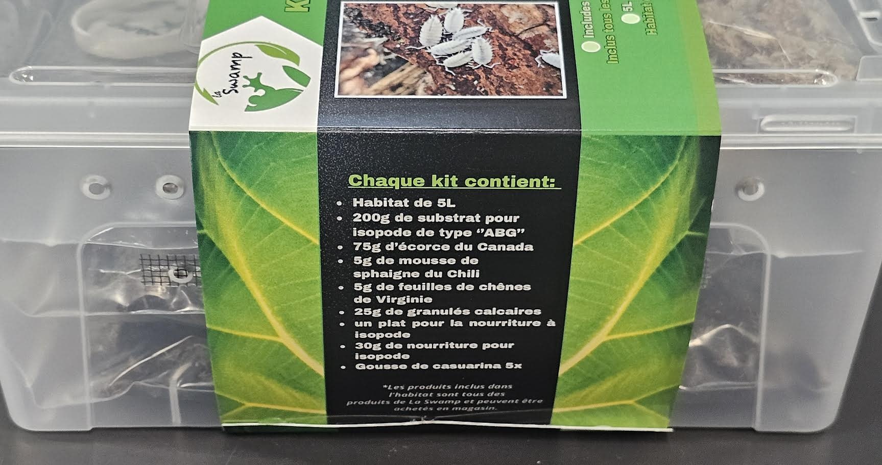 La Swamp kit de démarrage pour isopodes