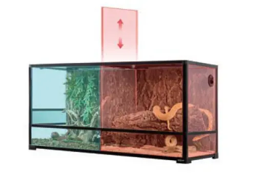 ReptiZoo ReptiZoo RZ-RK0227M Terrarium en verre trempé ultra-transparent ReptiZoo Knock-Down 48x18x24