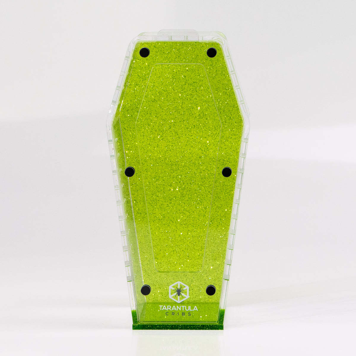 Tarantula Cribs Tarantula Cribs - Arboreal Medium Coffin 10 x 5 x 5 in Green Background