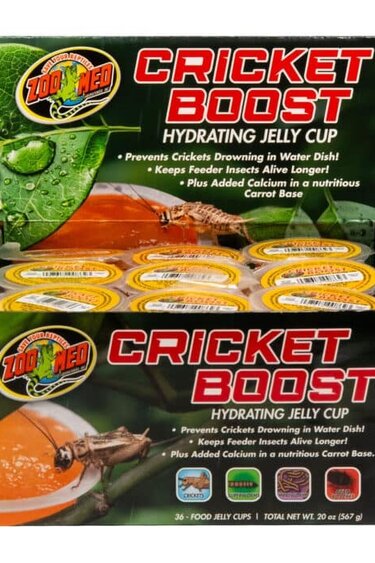 ZOO MED 78402 Coupes de gelée hydratantes Cricket Boost