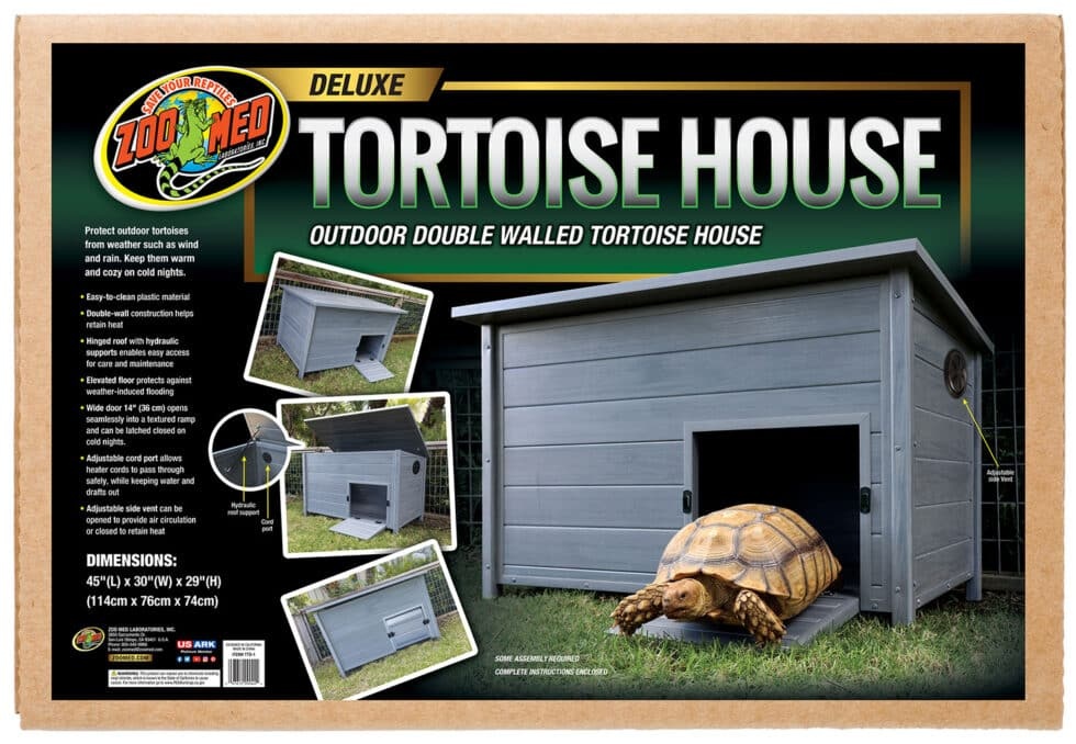 Zoomed Deluxe Outdoor Double Walled Tortoise House