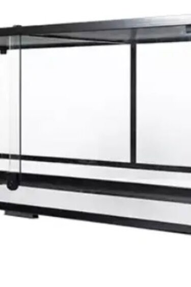 ReptiZoo ReptiZoo Terrarium Glass (Flat Packed) - Sliding Doors 2 120 x 45 x 45 cm (48" x 18" x 18") (Cable Pass / Screen