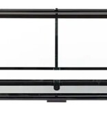 ReptiZoo REPTIZOO Terrarium en verre (livré à plat) - Portes coulissantes 2 120 x 45 x 45 cm (48" x 18" x 18") (Passage câble / Écran)