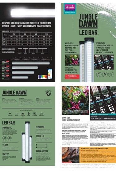 Arcadia ARCADIA Barre DEL Aube de la jungle