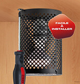 Exoterra EXO TERRA PT2221  Douille de lampe avec protecteur thermique, jusqu’à 160 W, diam. 14,2 cm x H. 20,5 cm