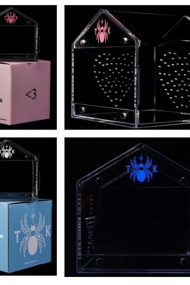 Tarantula Cribs Habitat pour mygales – Tarantula Kat Special Canopy Mini – 4 X 4 X 4 po