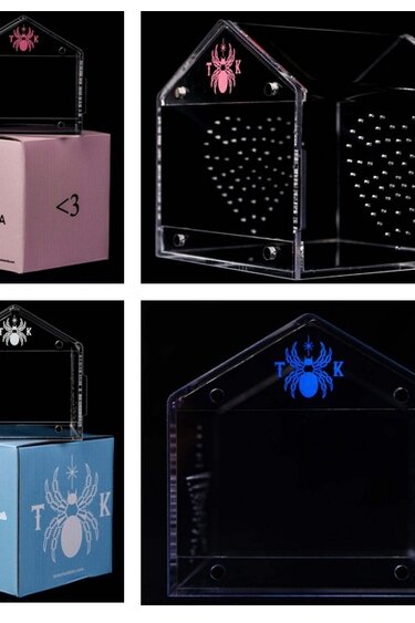 Tarantula Cribs MONARCH REPTILES Tarantula Kat Special Canopy Mini – 4 X 4 X 4 in