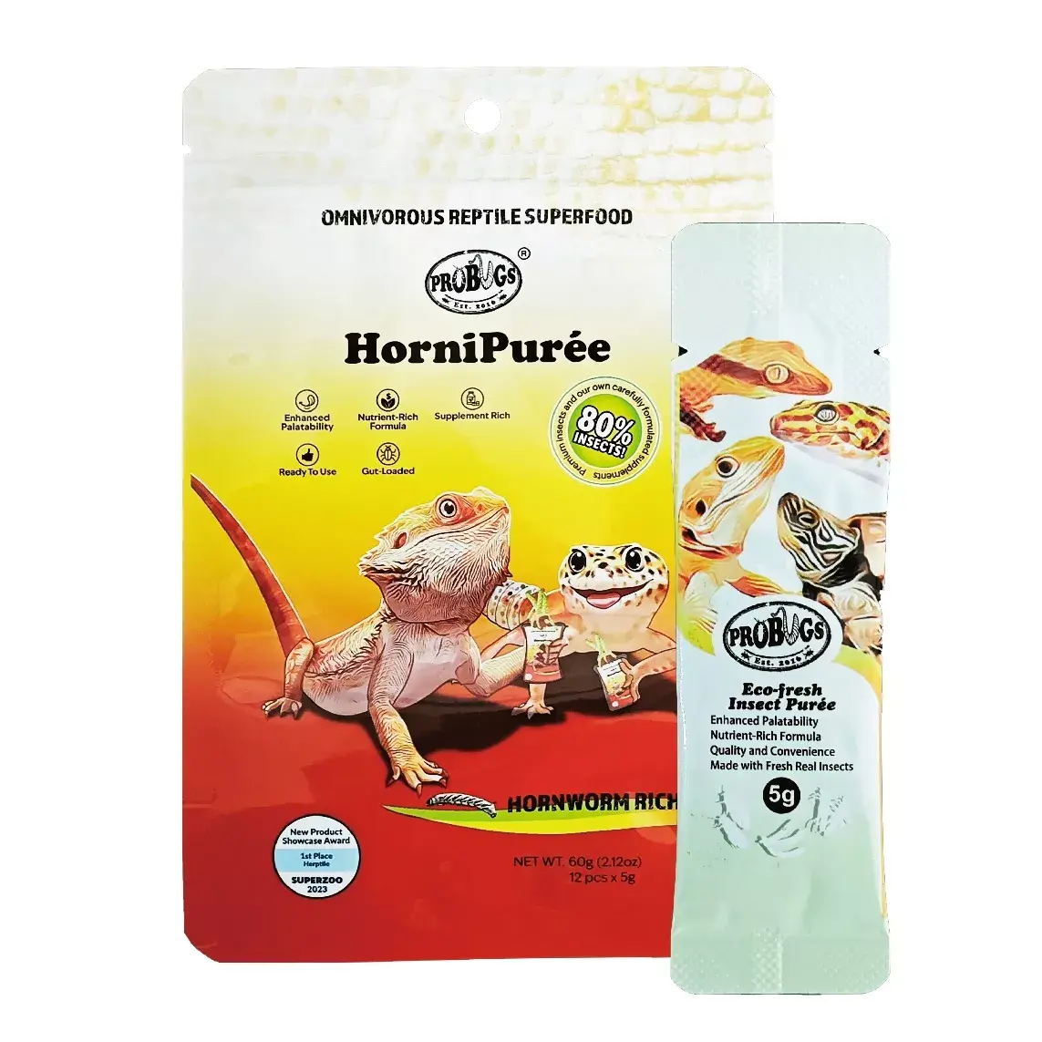 ProBugs HorniPurée Sticks 5 Gr (Pack of 12)