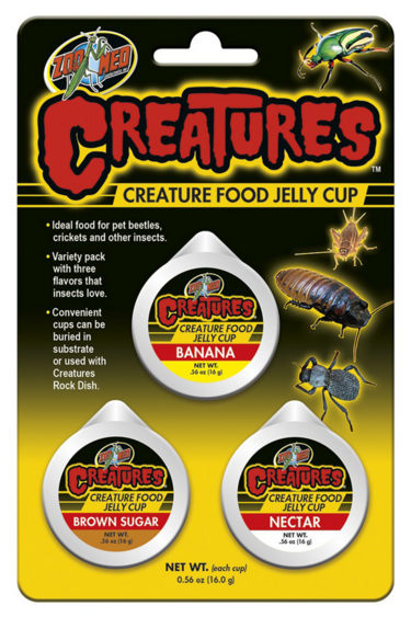 Zoomed Creature Food Jelly Cup– pq of 3