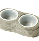 Pangea Double stone cup holder