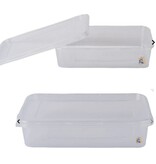 Magazoo Rectangle Deli Cup Vented WITH LID Slightly Opaque